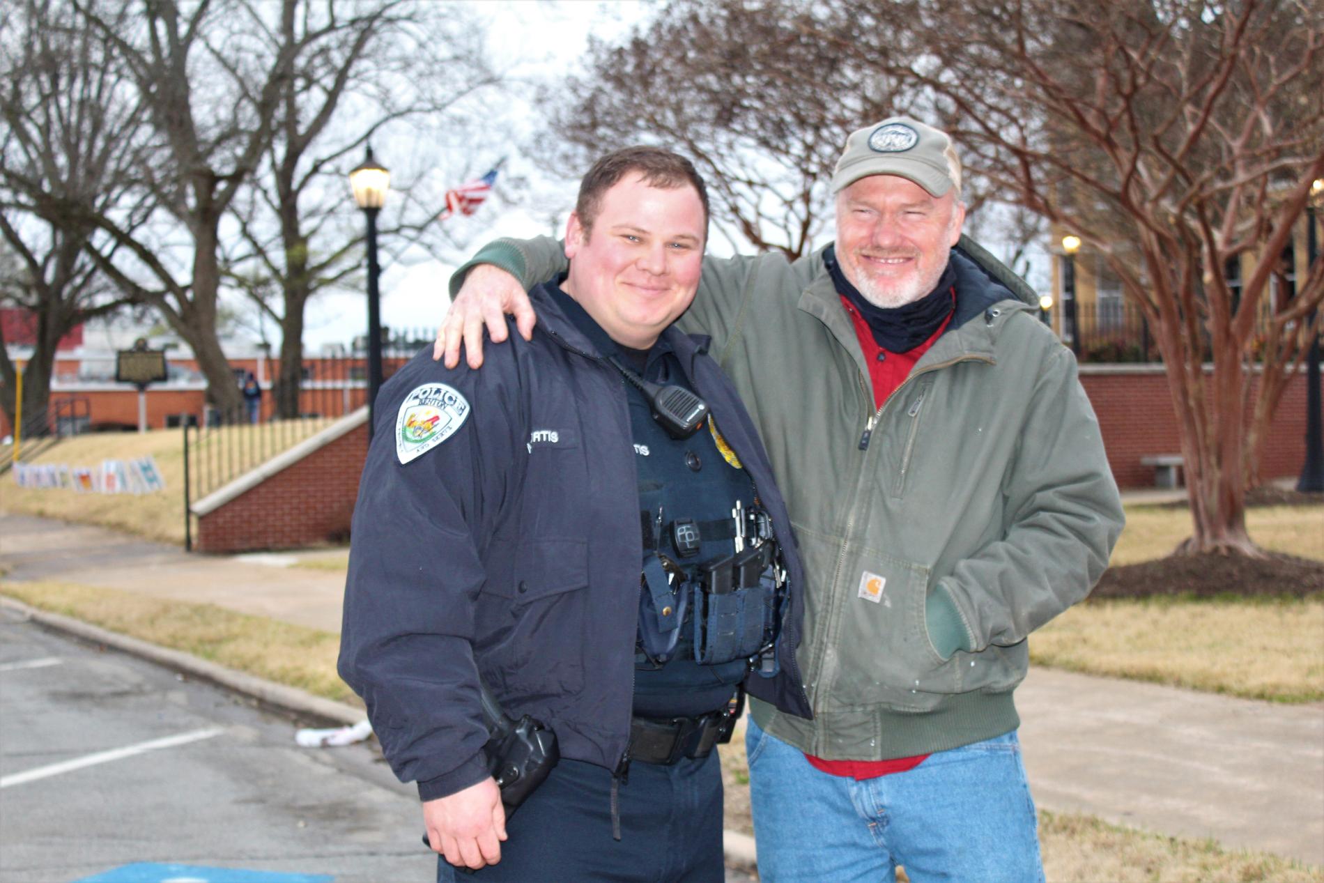 Officer with Citizen