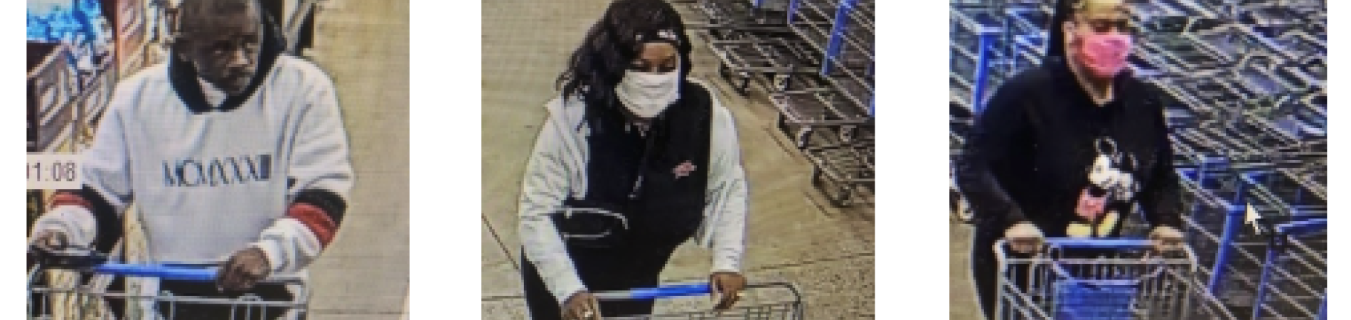 three suspects in walmart robbery
